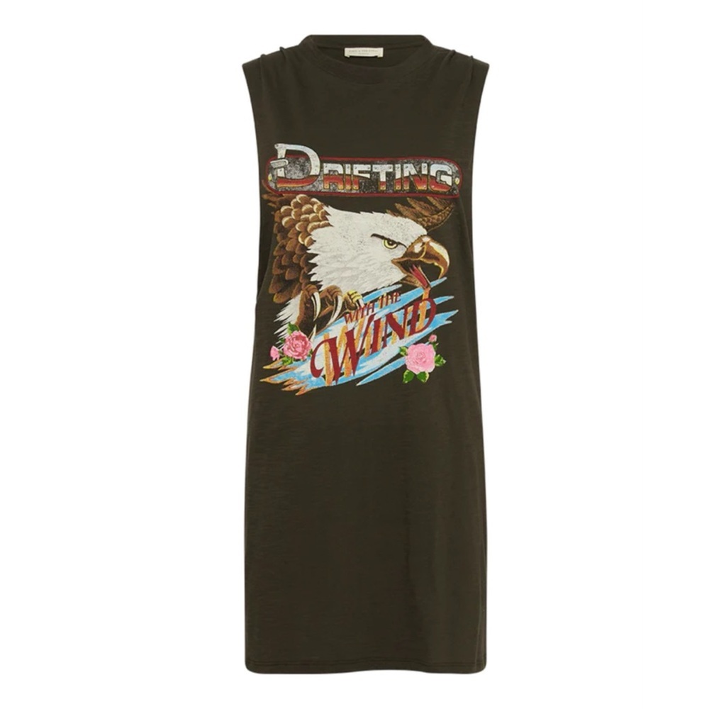 Spell NWT Wind Drifter Tank Dress Charcoal in Small - Picture 4 of 5